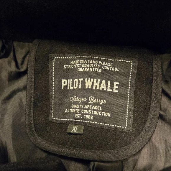 Boys Pilot  Whale Black Jacket - Picture 7 of 7